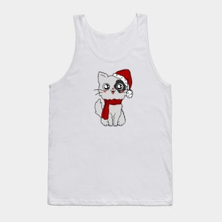 Kitten ready for christmas Tank Top